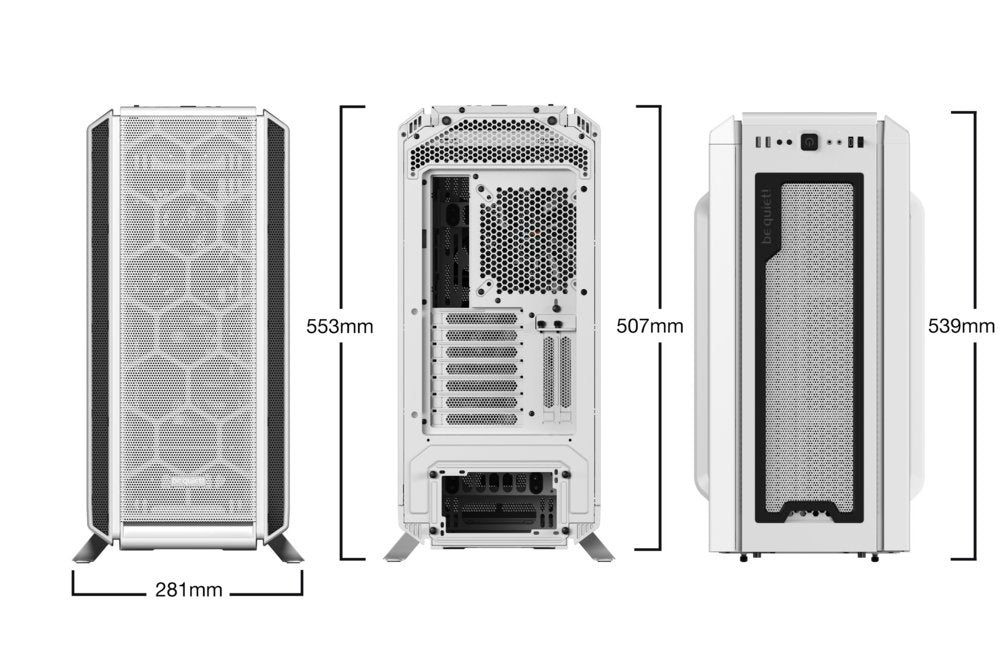 Inter-Tech X-908 Infini2 | Infinity Mirror | Tower Case | USB-C | Zwart
