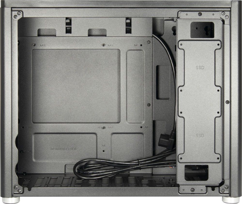 Inter-Tech X2 Duplex | Micro Tower Case | Zwart