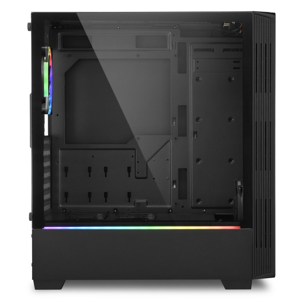 Sharkoon RGB LIT 200 | Midi Tower Behuizing | Zwart
