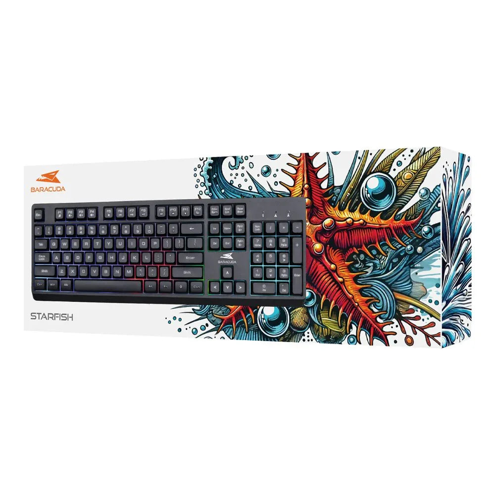 Baracuda STARFISH RGB | Bedraad Gaming Toetsenbord | QWERTY - Essentify