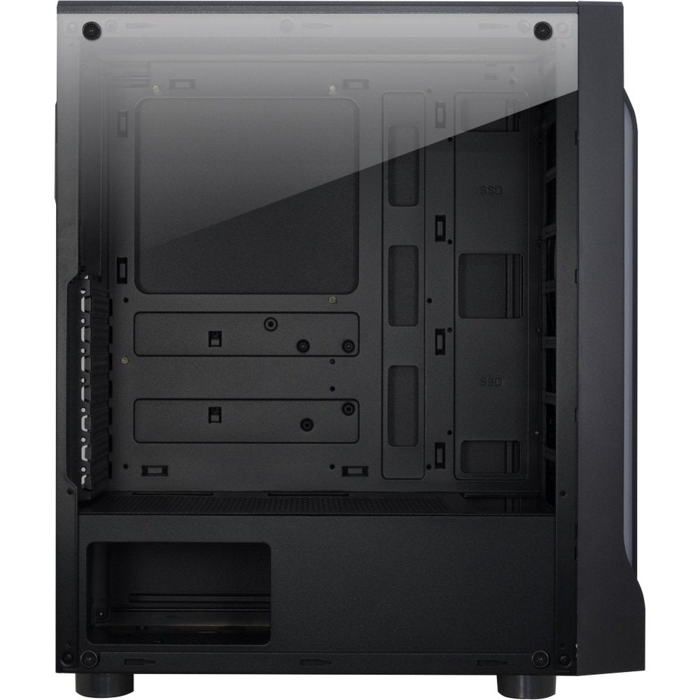 Inter-Tech A-3411 Creek RGB | Midi Tower | Zwart