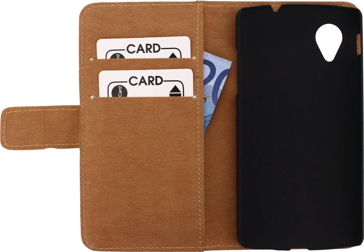 Mobilize Slim Wallet Book Case Lg Google Nexus 5 White - Essentify