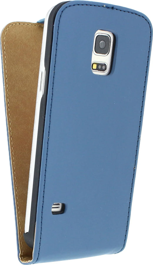 Mobilize Ultra Slim Flip Case Samsung Galaxy S5 Mini Dark Blue - Essentify