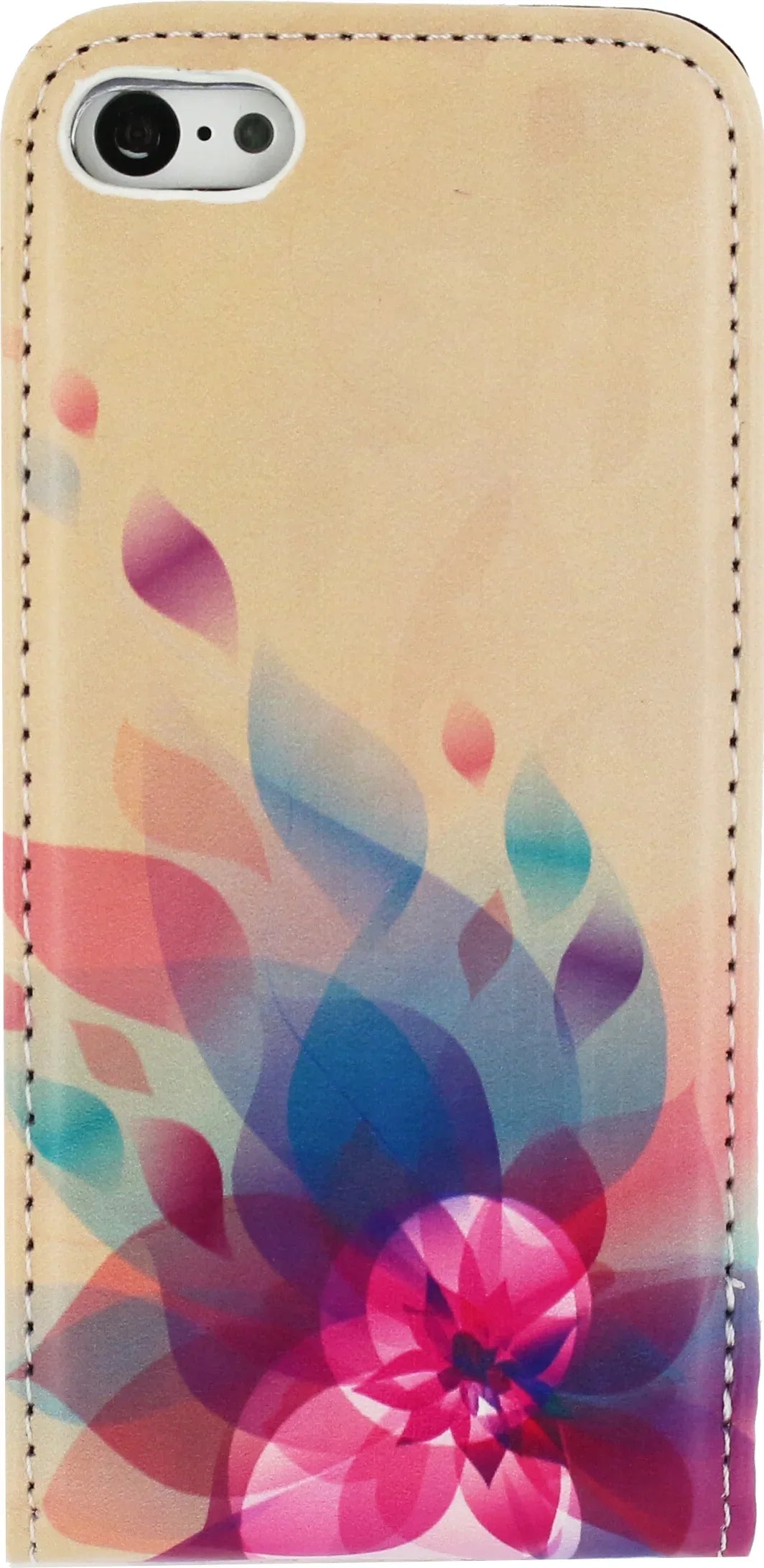 Mobilize Premium Magnet Flip Case Apple Iphone 5C Fire Flower - Essentify