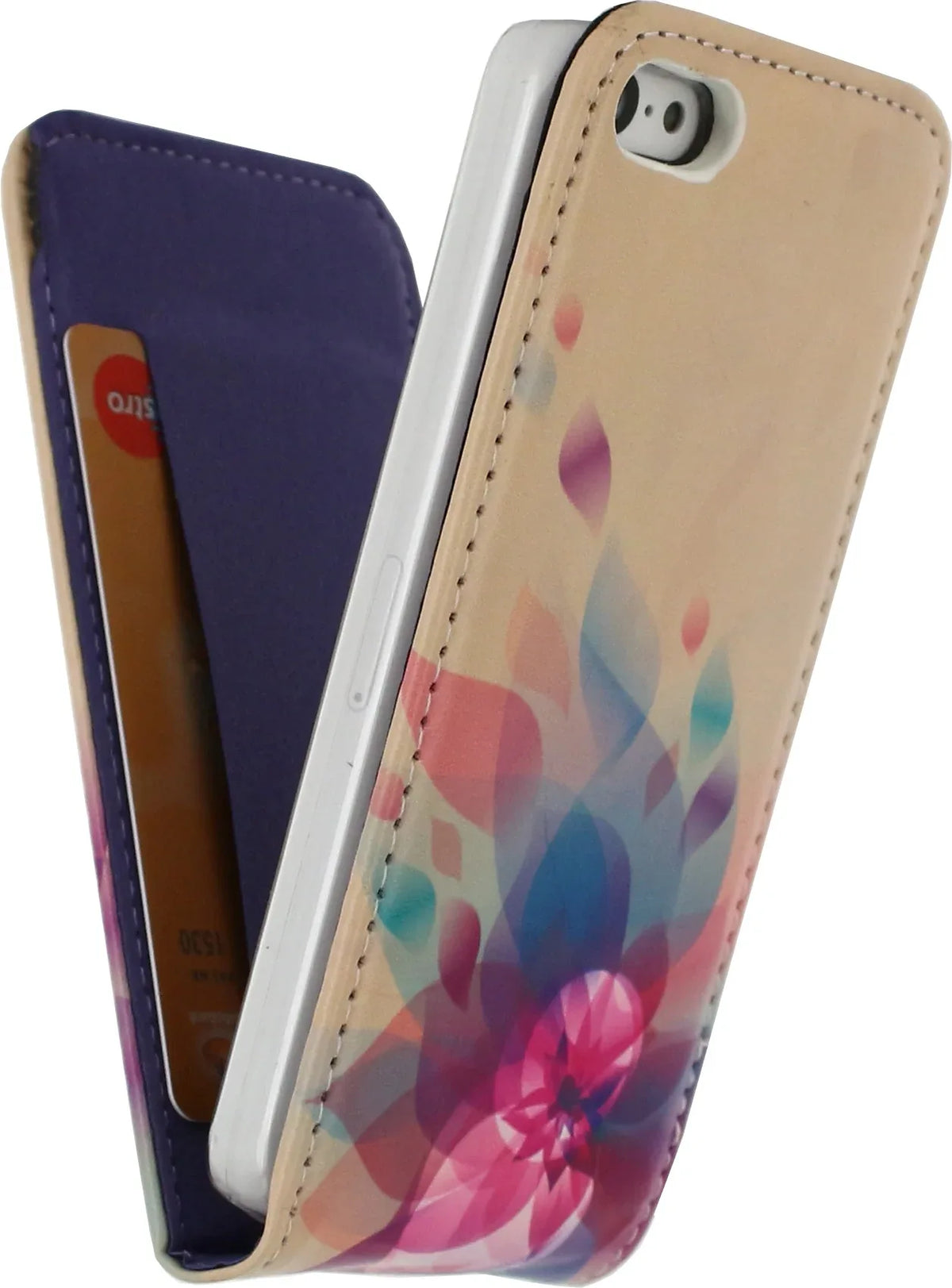 Mobilize Premium Magnet Flip Case Apple Iphone 5C Fire Flower - Essentify