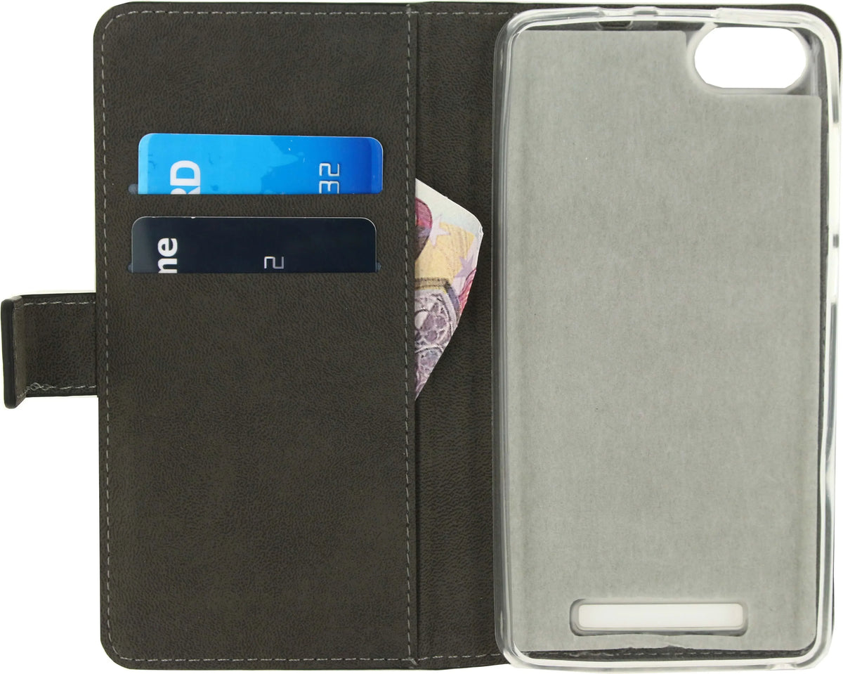 Mobilize Classic Gelly Wallet Book Case Wiko Lenny3 Black - Essentify
