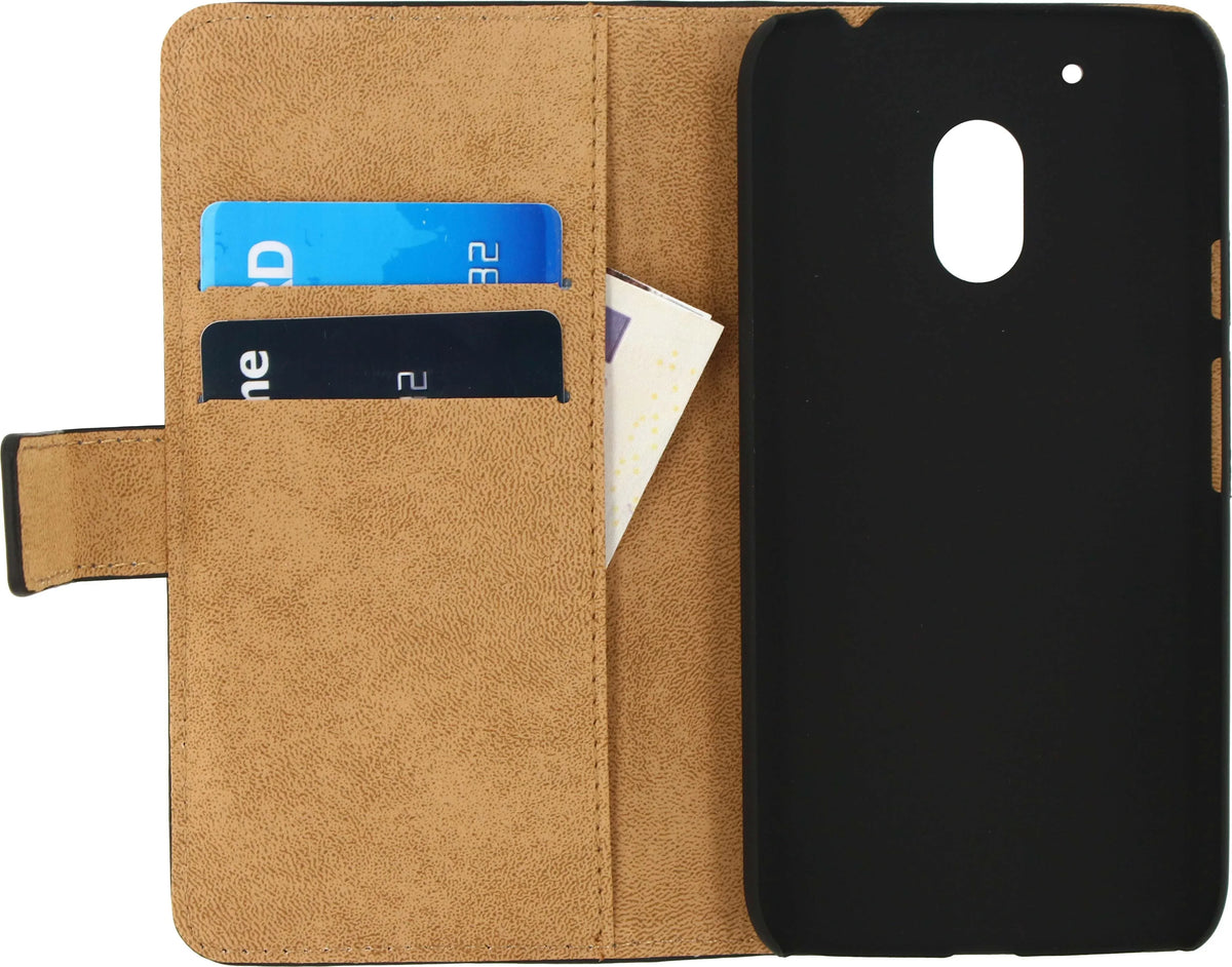Mobilize Classic Wallet Book Case Motorola Moto G4 Play Black - Essentify