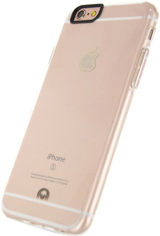 Mobilize Deluxe Gelly Case Apple Iphone 6/6S Clear Rose Gold Button - Essentify