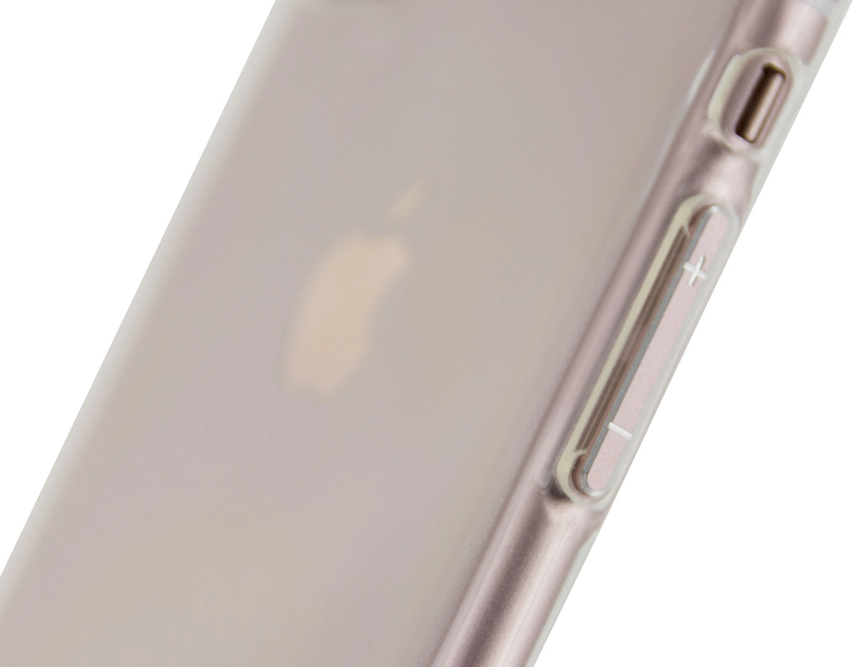 Mobilize Deluxe Gelly Case Apple Iphone 6/6S Clear Rose Gold Button - Essentify