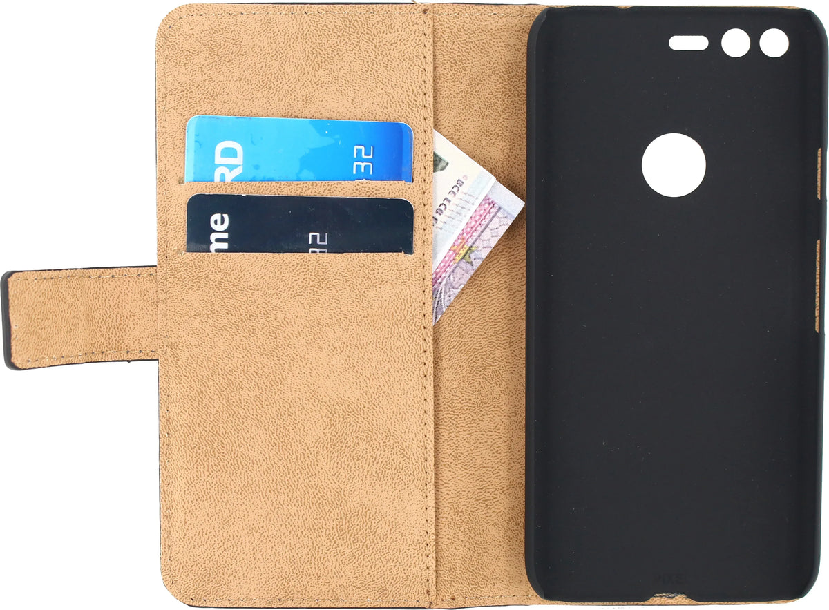 Mobilize Classic Wallet Book Case Google Pixel Black - Essentify