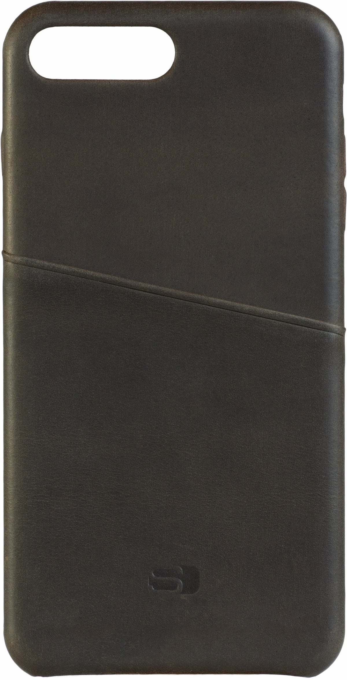 Senza Raw Leather Cover With Card Slot Apple Iphone 7 Plus/8 Plus Chestnut Brown - Essentify