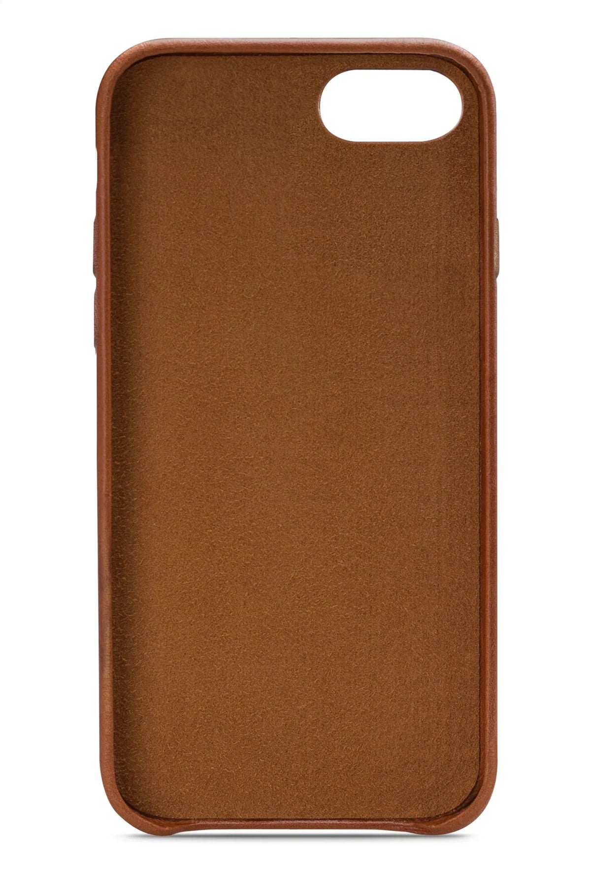Senza Desire Leather Cover With Card Slot Apple Iphone 7/8/Se (2020/2022) Burned Cognac - Essentify