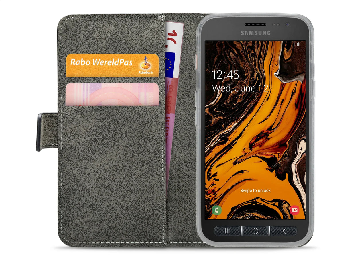 Mobilize Classic Gelly Wallet Book Case Samsung Galaxy Xcover 4/4S Black - Essentify