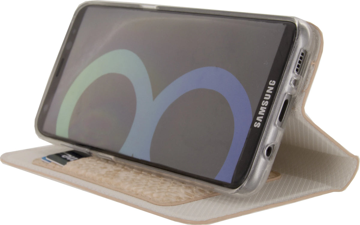Mobilize Special Premium Gelly Book Case Samsung Galaxy S8 Snake Light Peach - Essentify