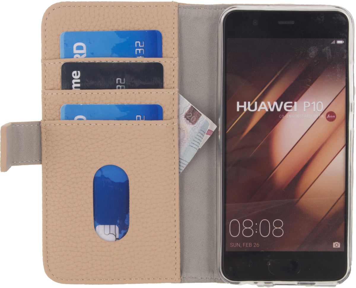 Mobilize Elite Gelly Wallet Book Case Huawei P10 Sand - Essentify