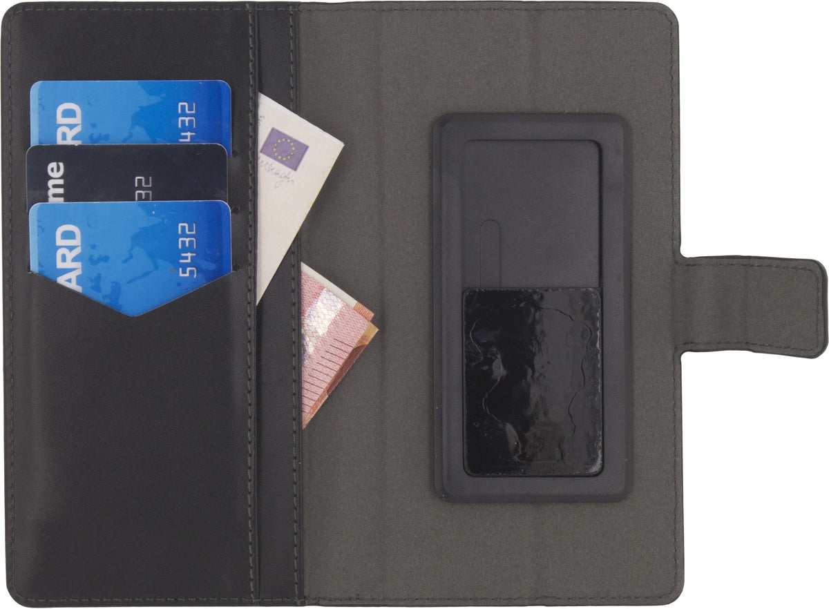 Mobilize Classic Universal Wallet Book Case Xl Black - Essentify