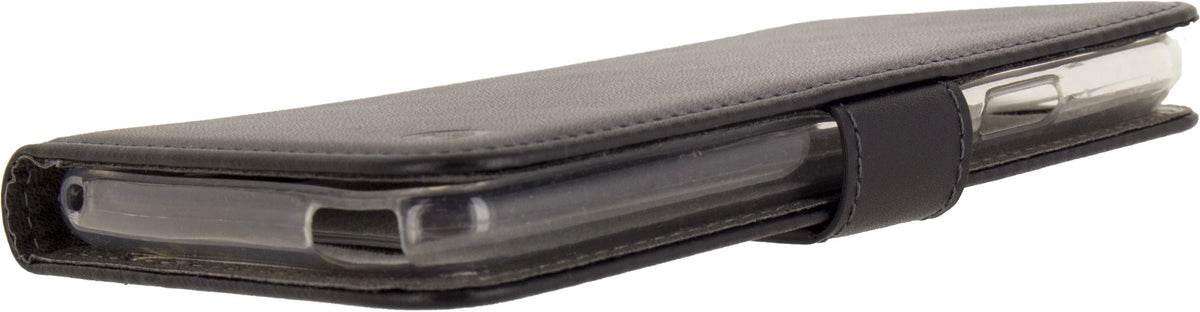 Mobilize Classic Gelly Wallet Book Case Wileyfox Spark + Black - Essentify