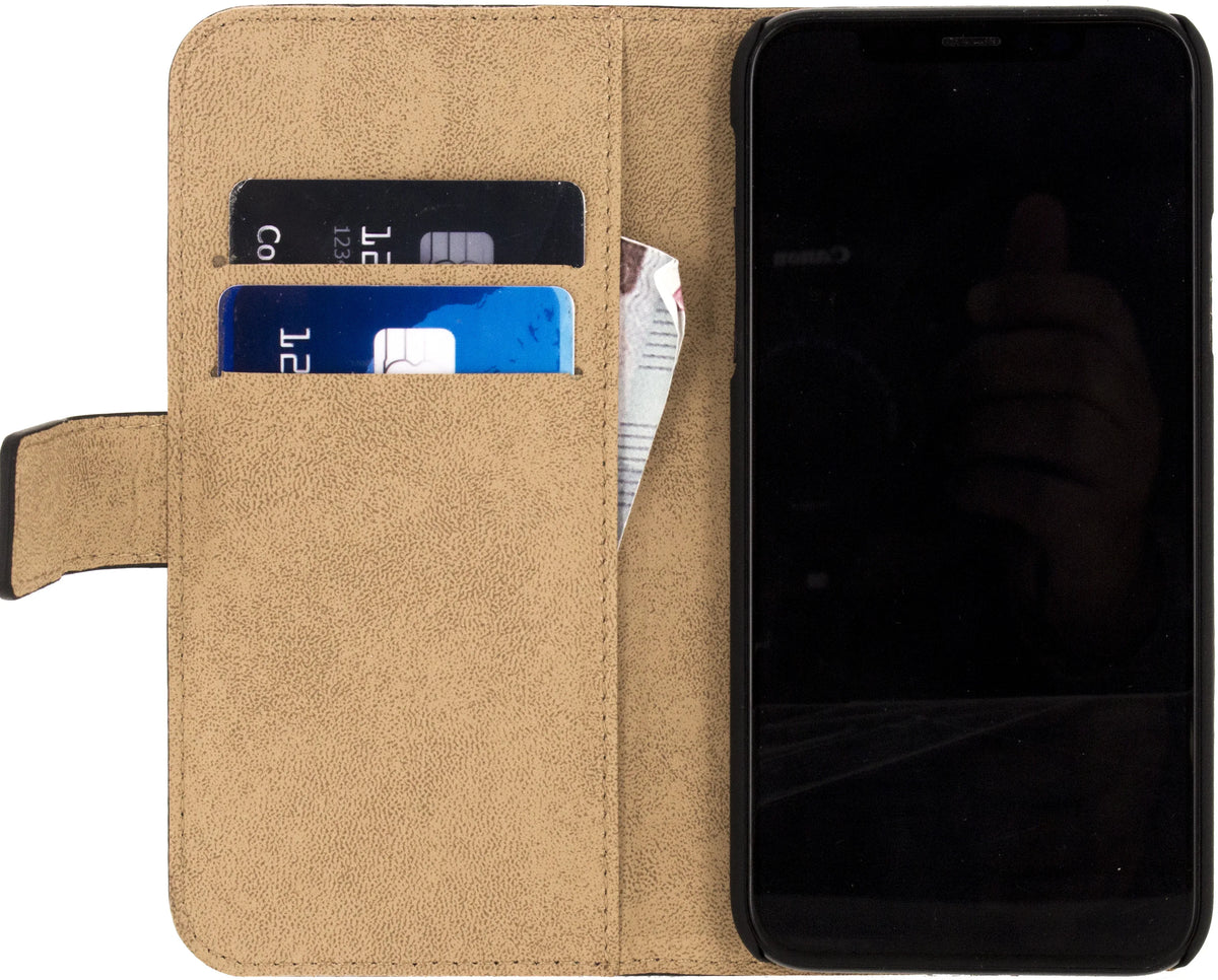 Mobilize Classic Wallet Book Case Apple Iphone X/Xs Black - Essentify