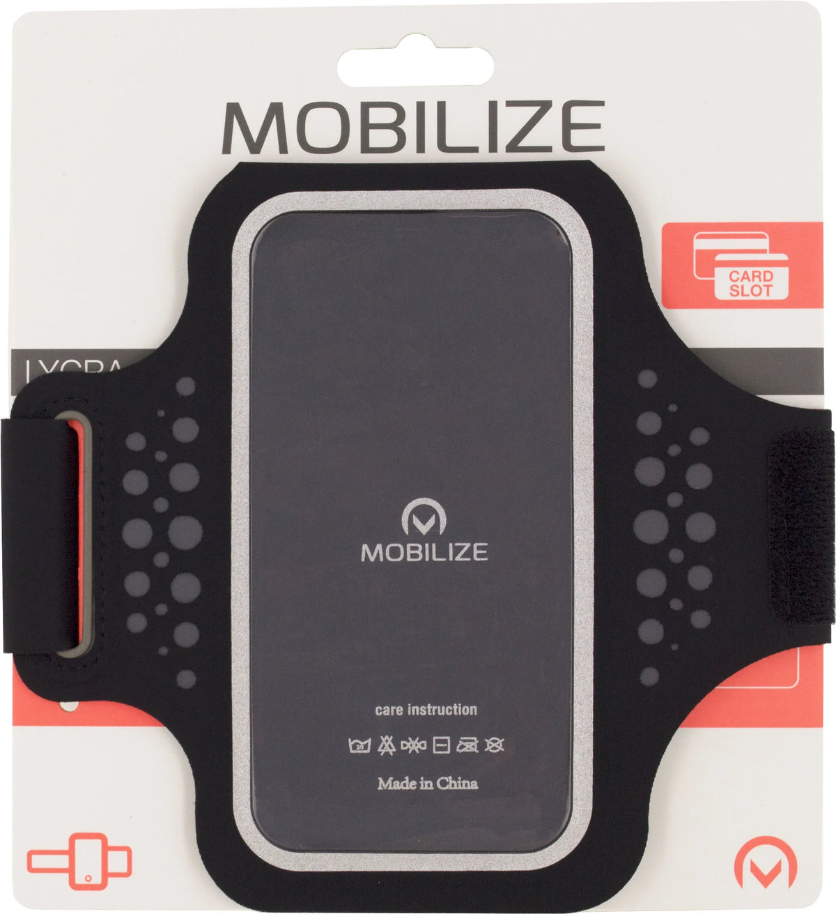 Mobilize Premium Universal Lycra Arm Strap 5" Black - Essentify