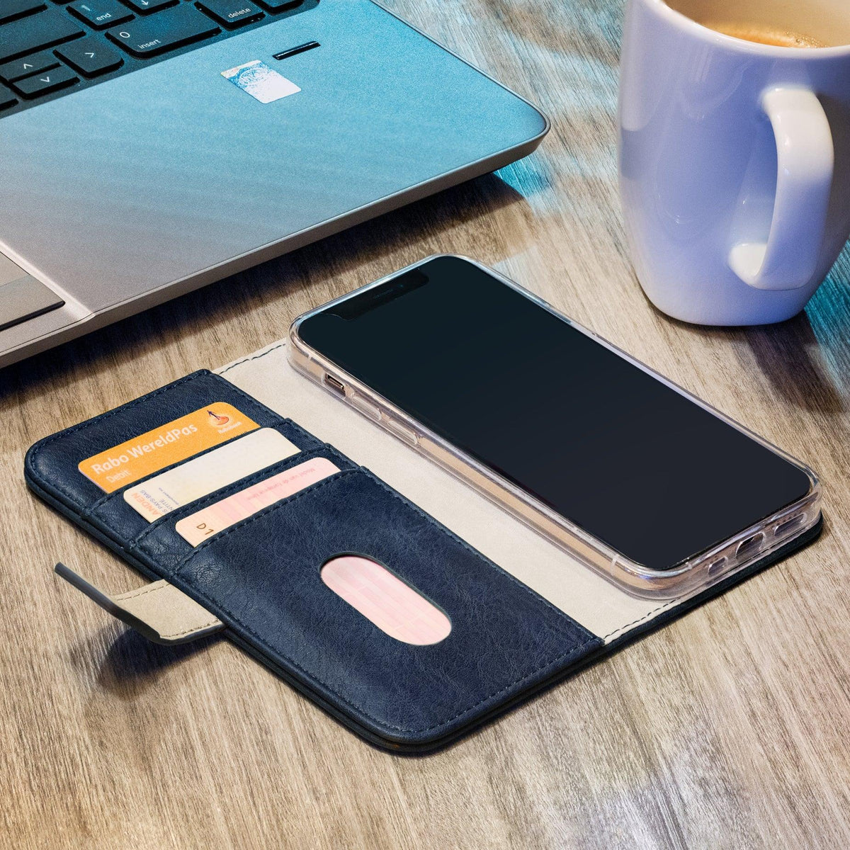 Mobilize Elite Gelly Wallet Book Case Nokia 3 Blue - Essentify