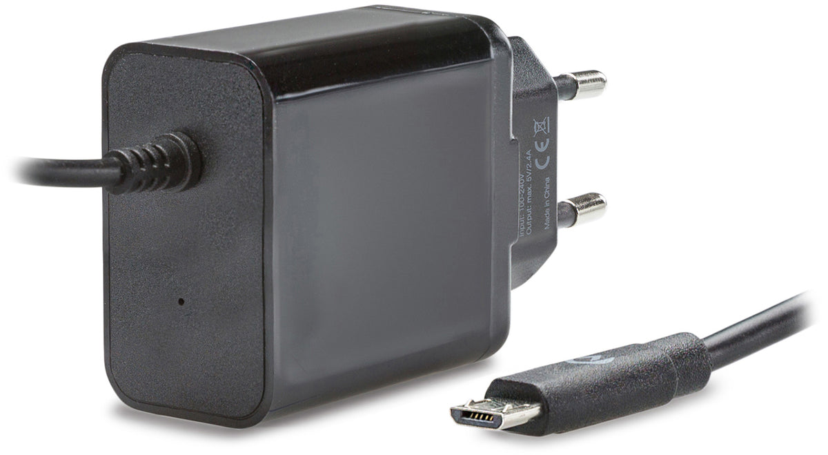 Mobilize Wall Charger Micro Usb 12W 1M. Black