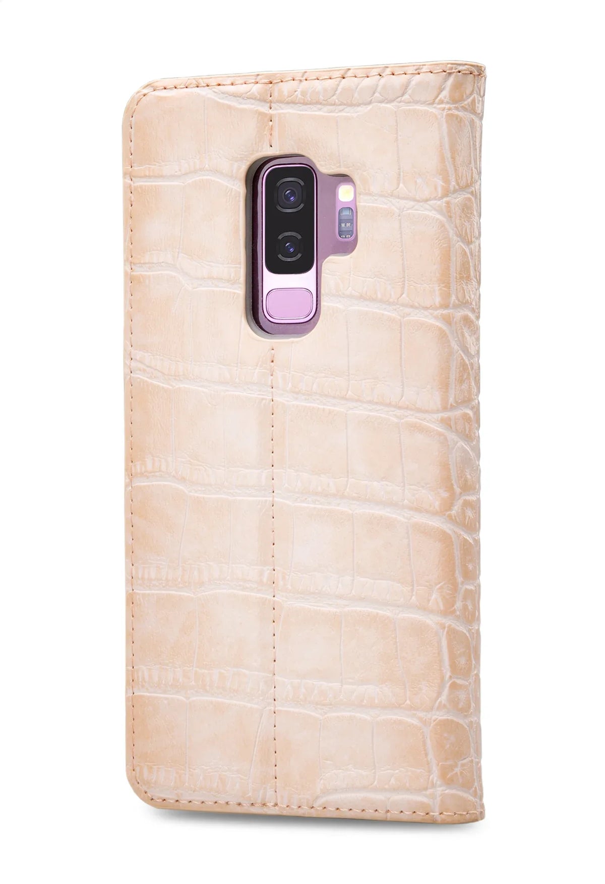 Mobilize Premium Gelly Book Case Samsung Galaxy S9+ Alligator Coral Pink - Essentify