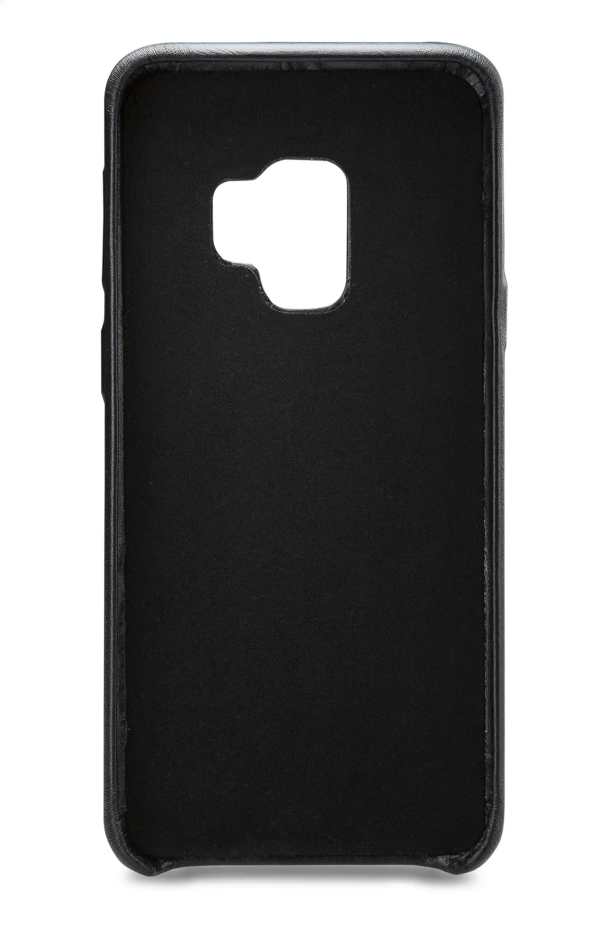 Senza Pure Leather Cover Samsung Galaxy S9 Deep Black - Essentify