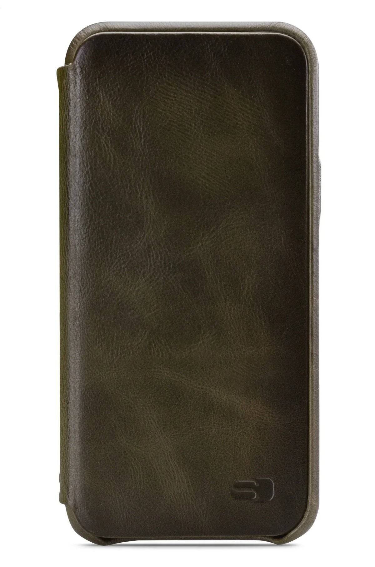 Senza Desire Skinny Leather Wallet Samsung Galaxy S9 Burned Olive - Essentify