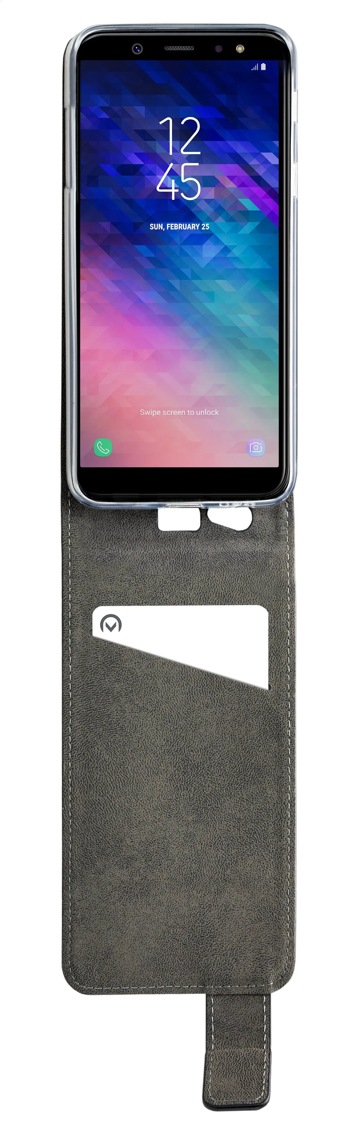 Mobilize Classic Gelly Flip Case Samsung Galaxy A6+ 2018 Black - Essentify