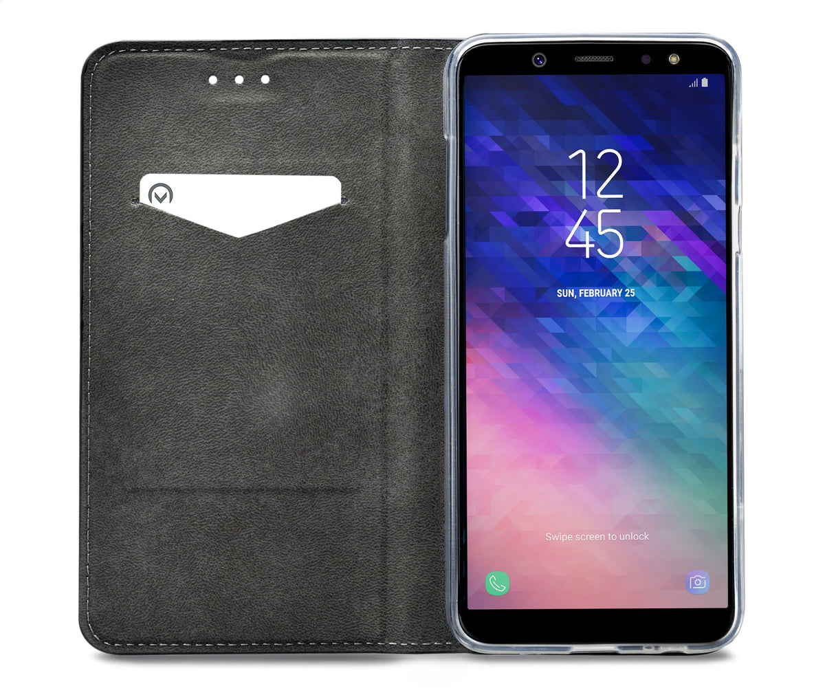 Mobilize Premium Gelly Book Case Samsung Galaxy A6+ 2018 Black - Essentify