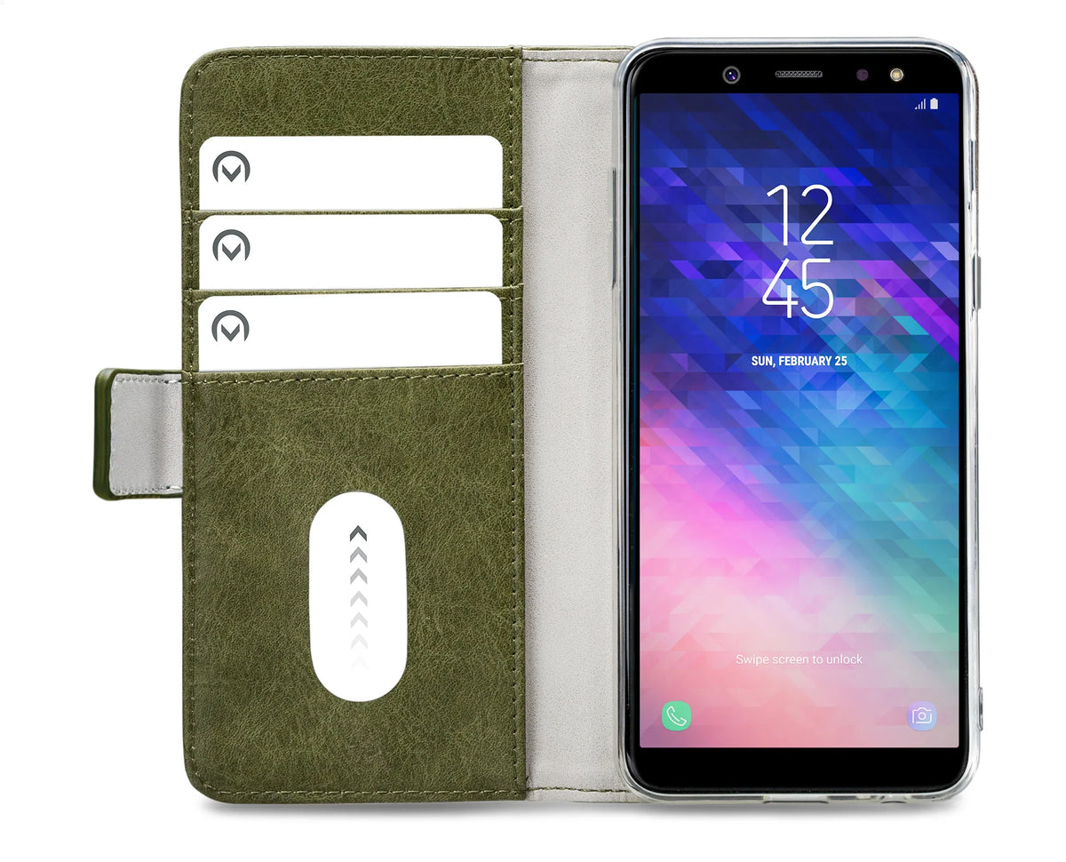 Mobilize Elite Gelly Wallet Book Case Samsung Galaxy A6+ 2018 Green - Essentify