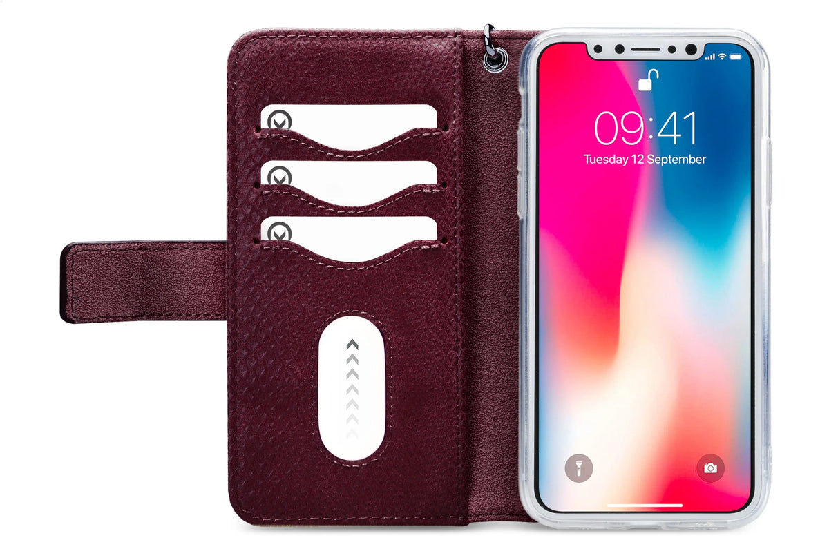 Mobilize 2In1 Gelly Zipper Case Apple Iphone Xs Max Bordeaux - Essentify