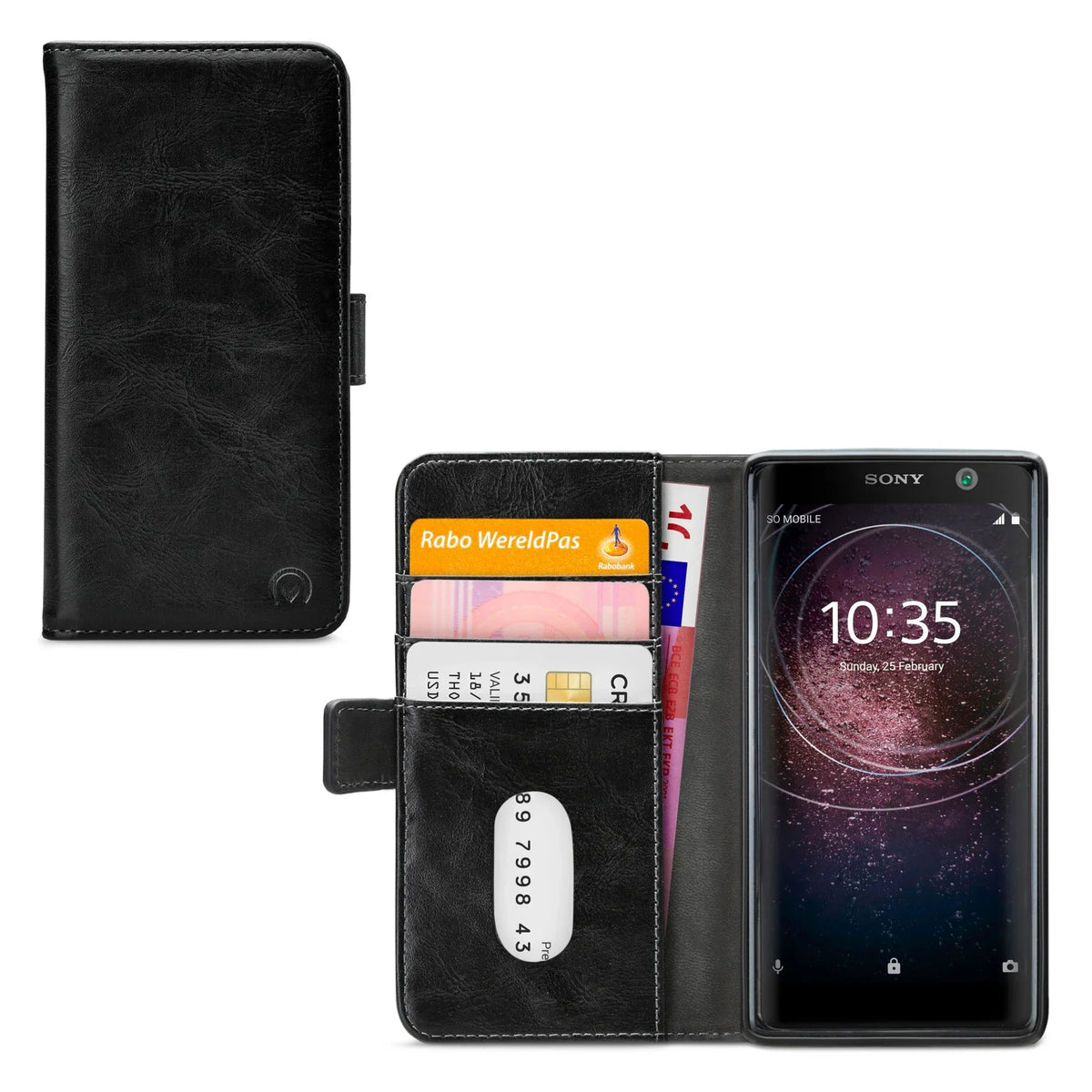 Mobilize Elite Gelly Wallet Book Case Sony Xperia Xa2 Plus Black - Essentify