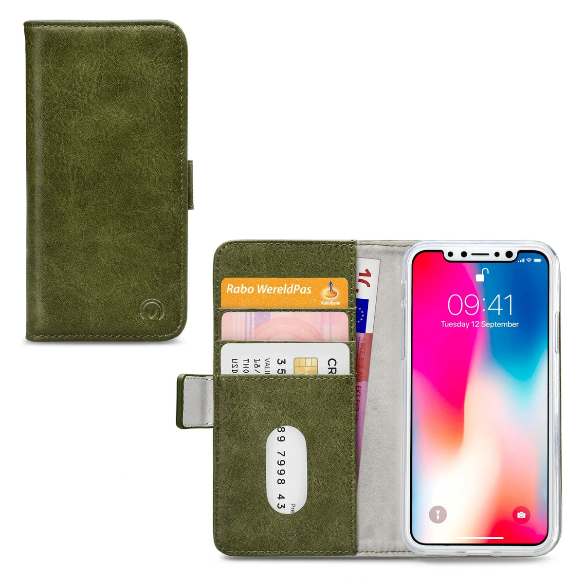 Mobilize Elite Gelly Wallet Book Case Apple Iphone Xs Max Green - Essentify