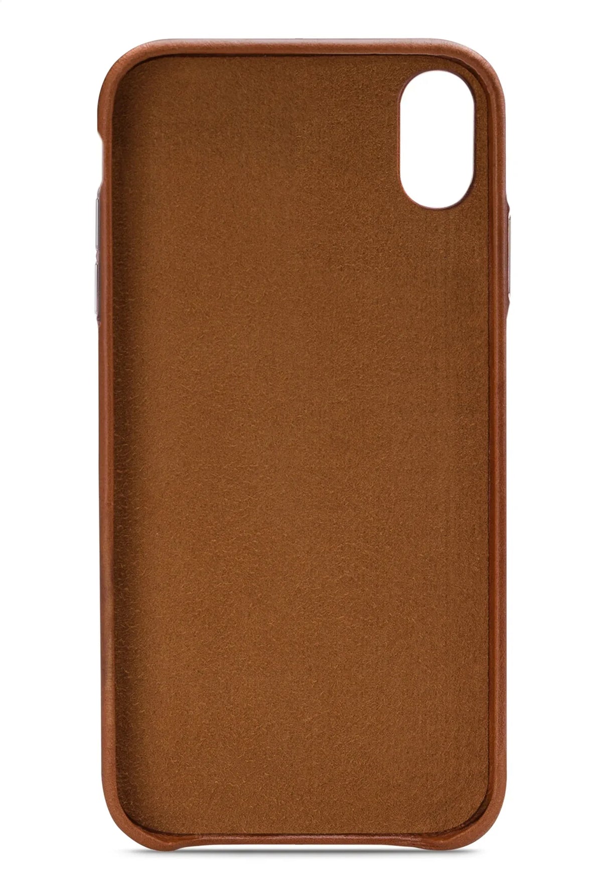 Senza Desire Leather Cover With Card Slot Apple Iphone Xs Max Burned Cognac - Essentify