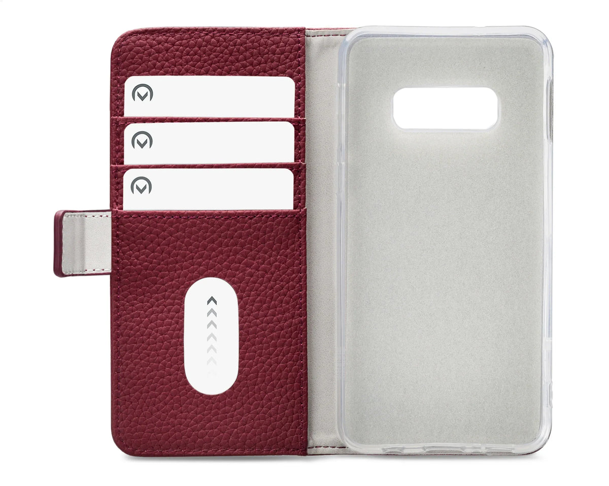 Mobilize Elite Gelly Wallet Book Case Samsung Galaxy S10E Burgundy - Essentify