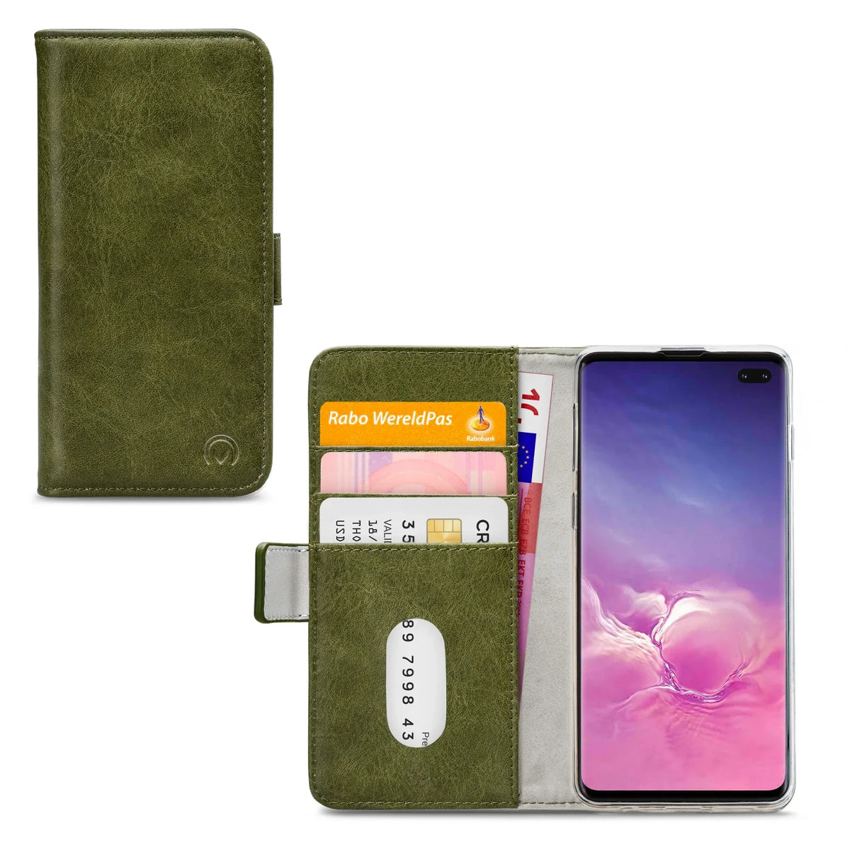 Mobilize Elite Gelly Wallet Book Case Samsung Galaxy S10+ Green - Essentify