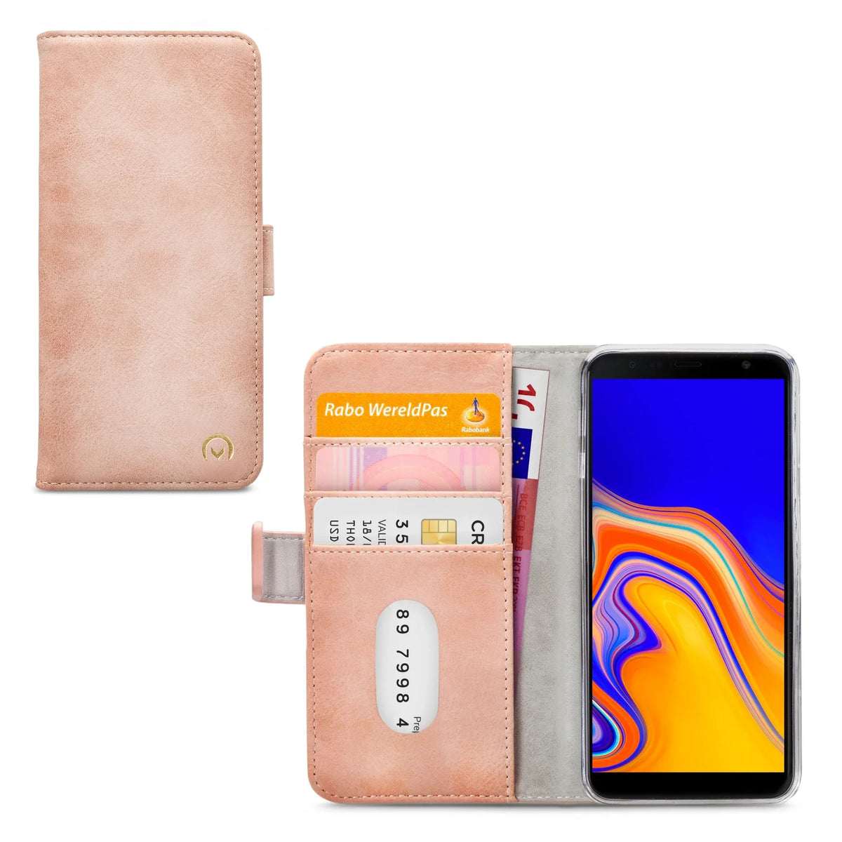 Mobilize Elite Gelly Wallet Book Case Samsung Galaxy J4+ Soft Pink - Essentify