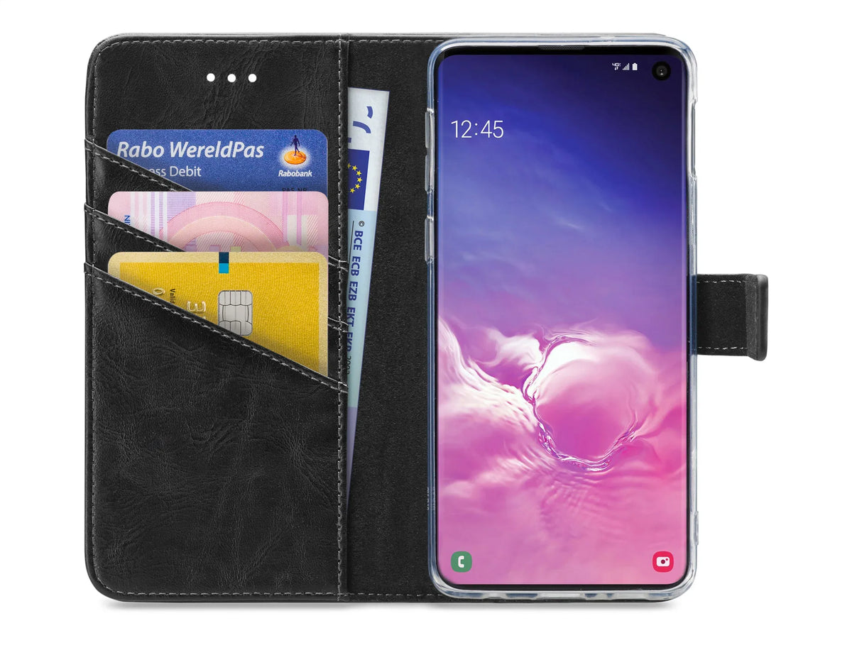My Style Flex Wallet For Samsung Galaxy S10E Black - Essentify