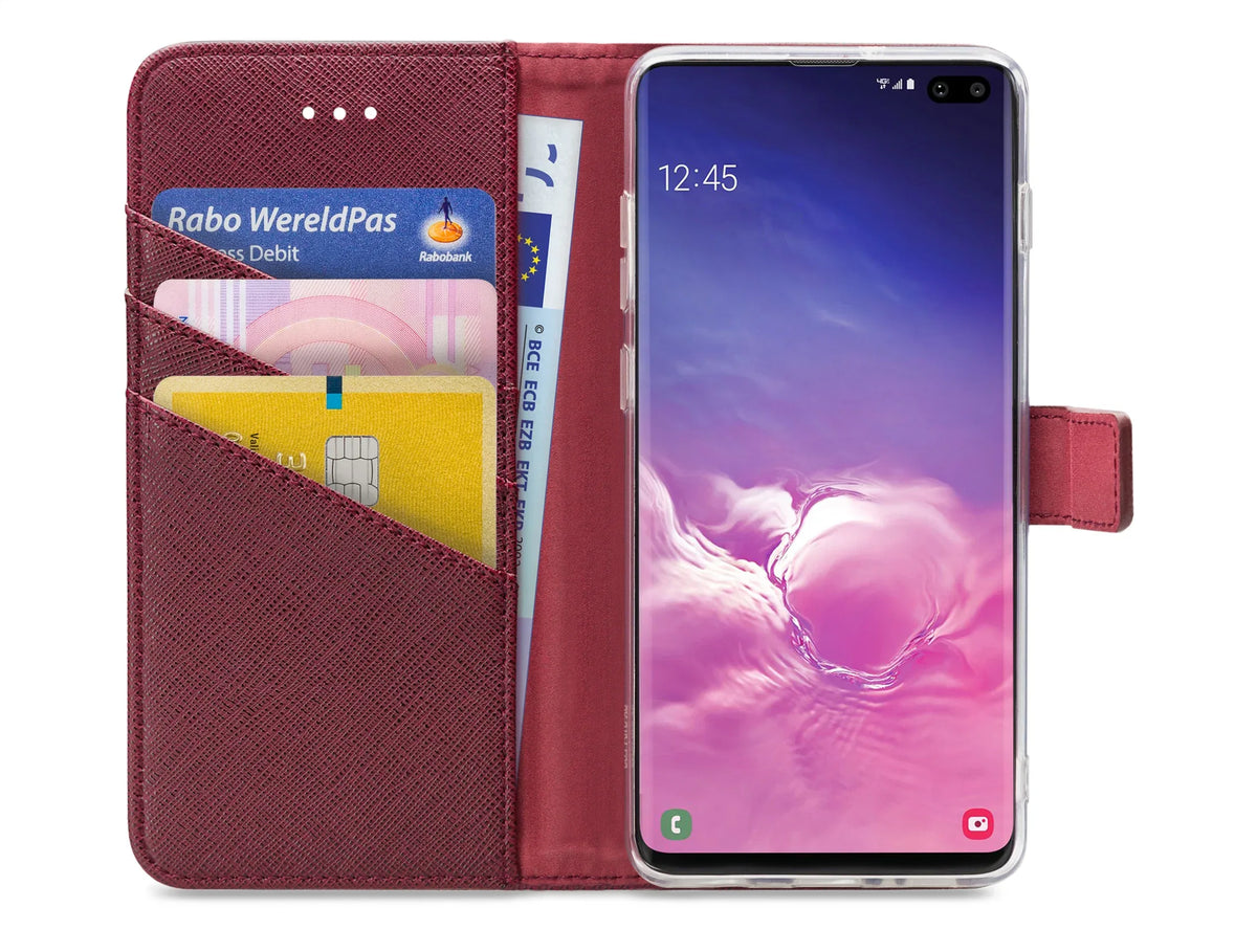 My Style Flex Wallet For Samsung Galaxy S10+ Bordeaux - Essentify