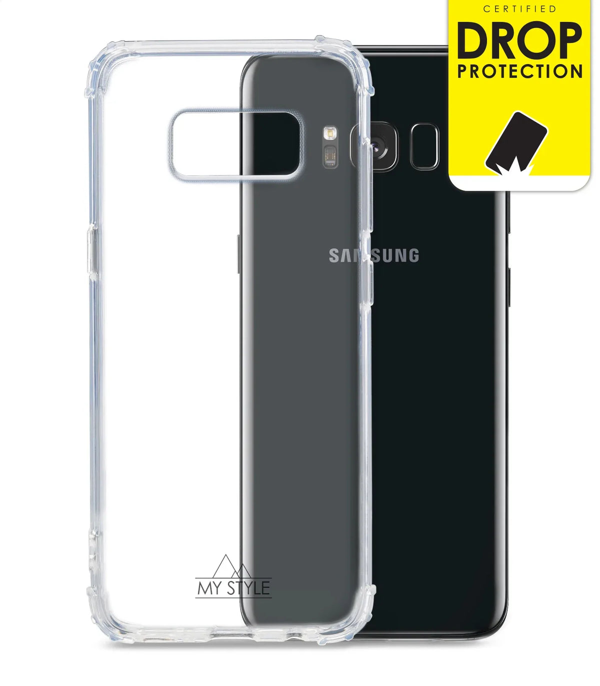 My Style Protective Flex Case For Samsung Galaxy S8 Clear - Essentify