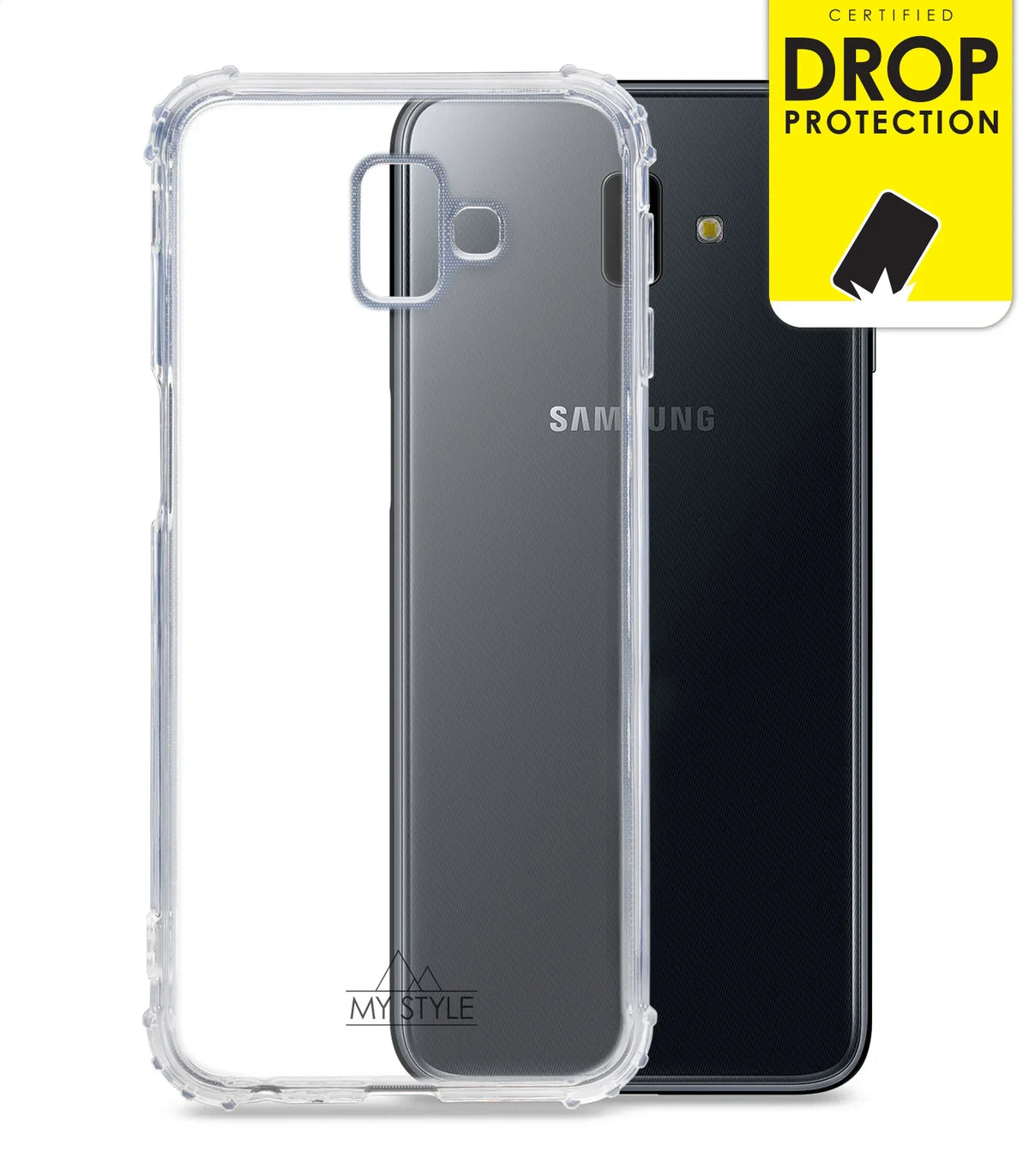 My Style Protective Flex Case For Samsung Galaxy J6+ Clear - Essentify