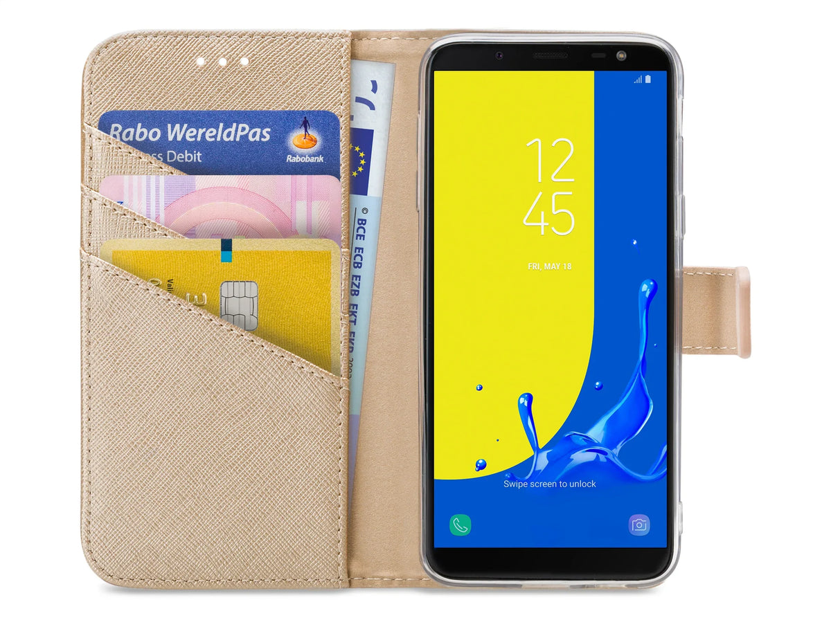 My Style Flex Wallet For Samsung Galaxy J6 2018 Gold - Essentify