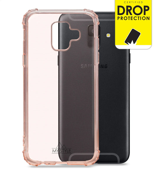 My Style Protective Flex Case For Samsung Galaxy A6 2018 Soft Pink - Essentify