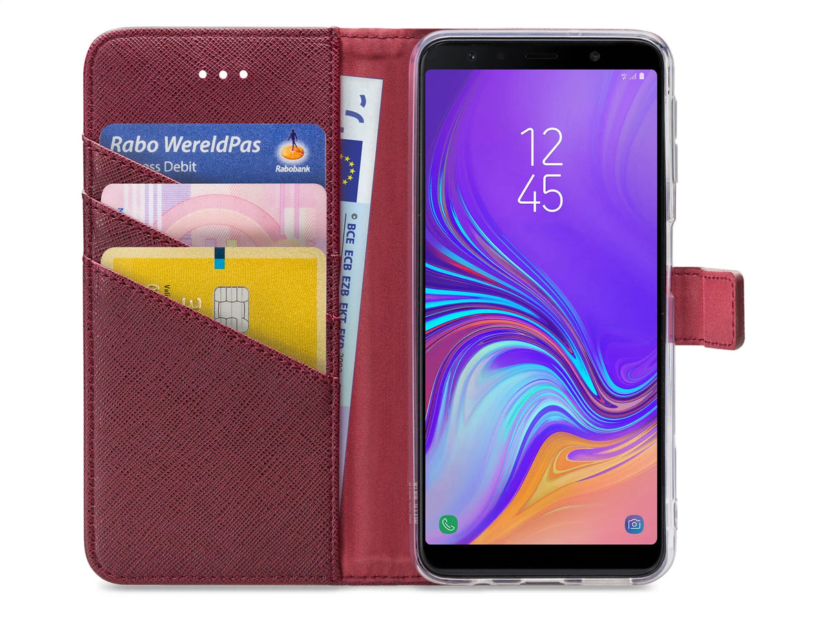 My Style Flex Wallet For Samsung Galaxy A7 2018 Bordeaux - Essentify