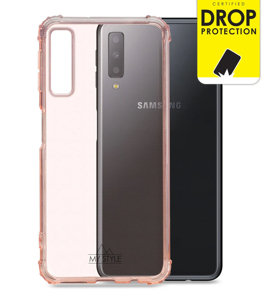 My Style Protective Flex Case For Samsung Galaxy A7 2018 Soft Pink - Essentify