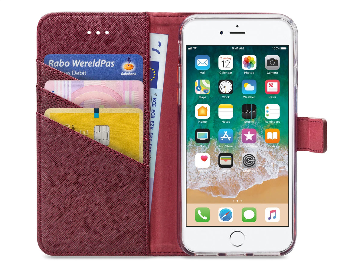 My Style Flex Wallet For Apple Iphone 6/6S/7/8/Se (2020/2022) Bordeaux - Essentify