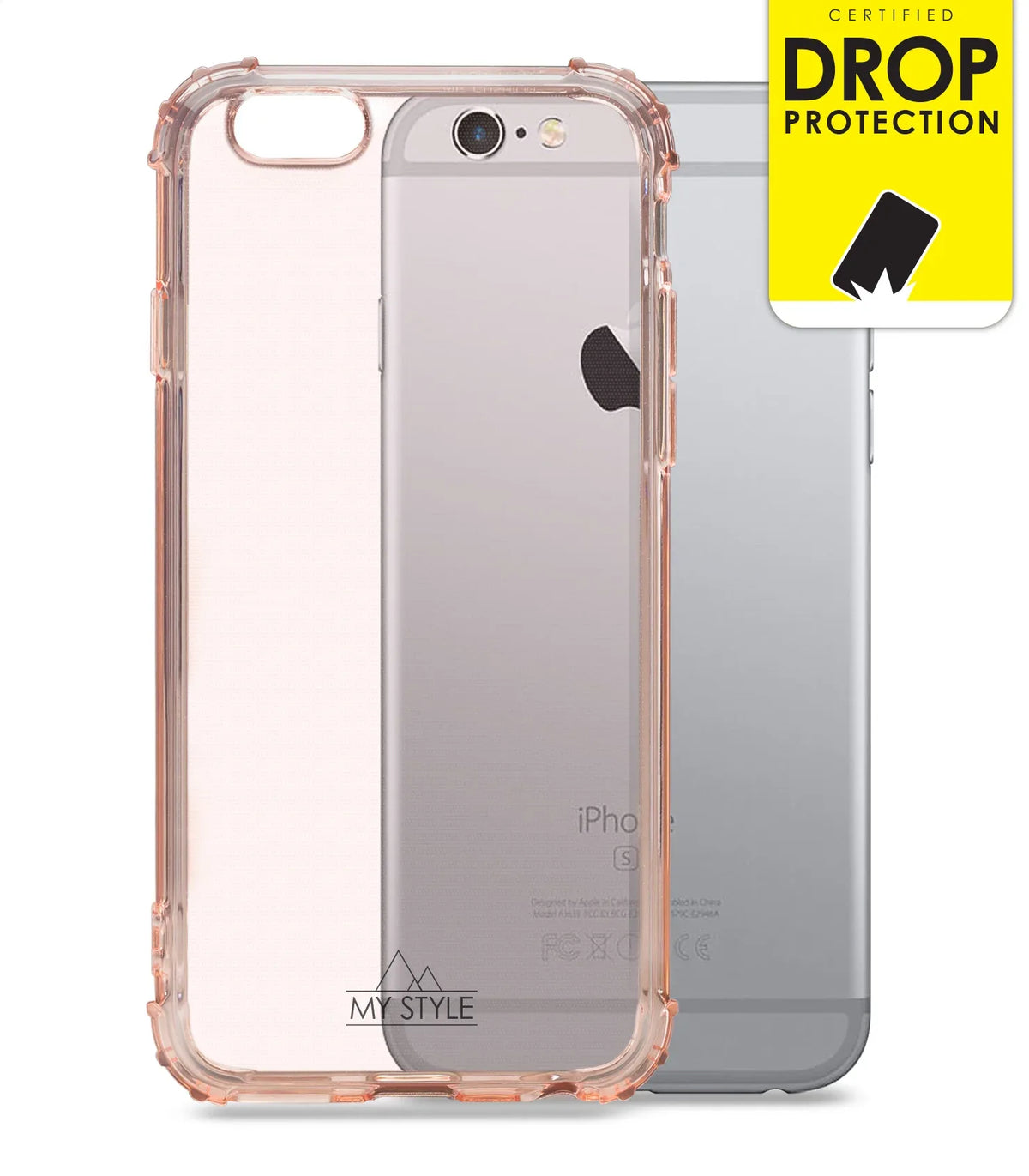 My Style Protective Flex Case For Apple Iphone 6/6S Soft Pink - Essentify