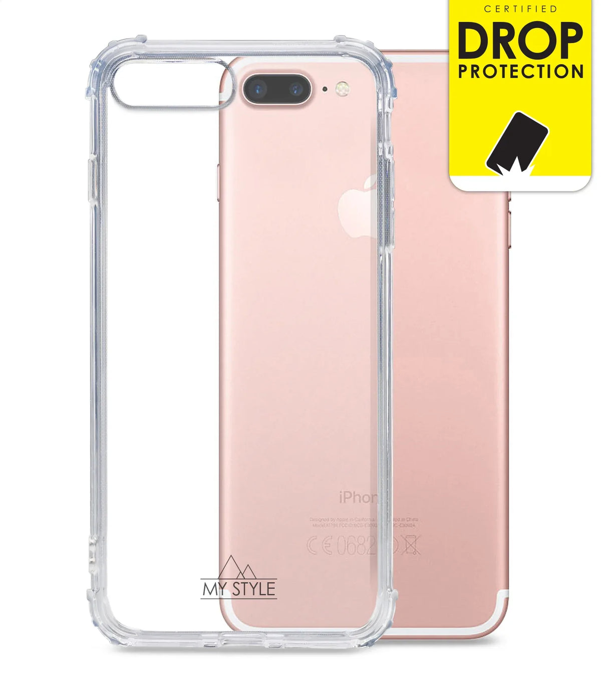 My Style Protective Flex Case For Apple Iphone 7 Plus//8 Plus Clear - Essentify