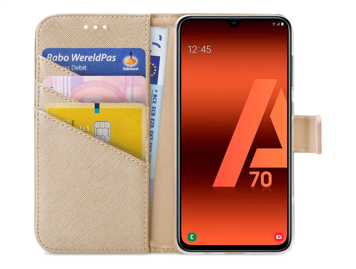 My Style Flex Wallet For Samsung Galaxy A70 Gold - Essentify